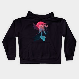 Albedo takes the skies Kids Hoodie